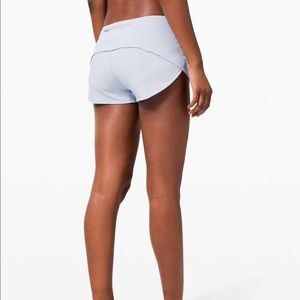 Lululemon speed short light blue/periwinkle size 4